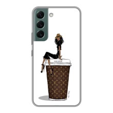 Чохли Луі Вітон для Samsung Galaxy S22 (AlphaPrint - LOUIS VUITTON) (кава LOUIS VUITTON)