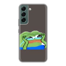 Чехлы с картинкой  Жаба Мем на Samsung Galaxy S22 – Плач лягушки
