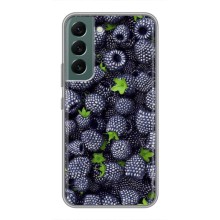 Чехлы с Фруктами для Samsung Galaxy S22 (VPrint) (Ежевика)