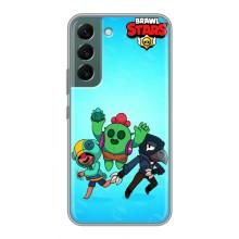 Чехлы Brawl Stars для Samsung Galaxy S22 (AlphaPrint)