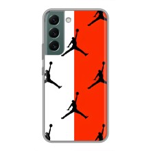 Чехлы для Samsung Galaxy S22 - с картинкой JORDAN (AlphaPrint) (Лого Джордан)