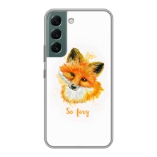 Чехлы с картинкой Лисички для Samsung Galaxy S22 (VPrint) (Девочка Лиса)