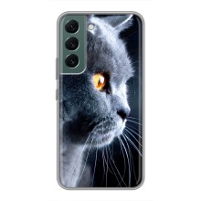 Чехлы с Котиками для Samsung Galaxy S22 (VPrint) (Серый Кот)