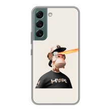 Чехлы с Обезьянами NFT для Samsung Galaxy S22 (AlphaPrint) (обезьяна NFT в очках)