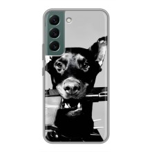 Чохол ДОБЕРМАН  для Samsung Galaxy S22 (Небезпечний доберман)