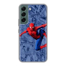 Силиконовый Чехол для Samsung Galaxy S22 (Человек Паук)