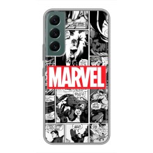 Силиконовый Чехол для Samsung Galaxy S22 (Комикс Марвел)