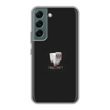Чехол Майнкрафт на Samsung Galaxy S22 (AlphaPrint) Minecraft (Овечка Майнкрафт)