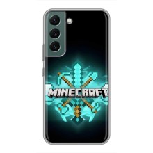 Чехол майнкрафт для Samsung Galaxy S22 (MineCraft 2)