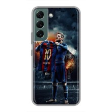 Чехол Месси футболист для Samsung Galaxy S22 – Месси с футболкой