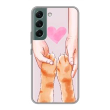 Чехол на Самсунг S22 с Котами (VPrint) (Любовь к котикам)