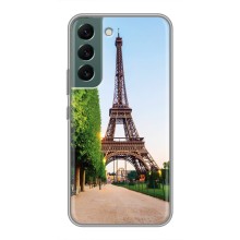 Чехол Эйфелева Башня для Samsung Galaxy S22 - (AlphaPrint) (Дорога в Париж)
