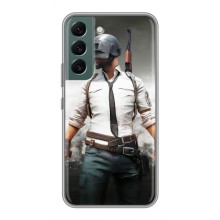 Силиконовый чехол с картинкой "Герой Pubg" на Samsung Galaxy S22 – Пабг