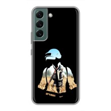 Силиконовый чехол с картинкой "Герой Pubg" на Samsung Galaxy S22 – Пубг мен