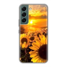 Чохол з Квітами для Samsung Galaxy S22 (поле соняшників)