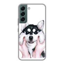 Бампер для Samsung Galaxy S22 з картинкою "Песики" – Собака Хаскі