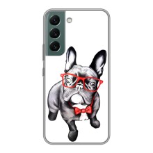 Бампер для Samsung Galaxy S22 з картинкою "Песики" – В окулярах