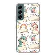 Чехол для Самсунг S22 - (Единорожки - Новинки) (AlphaPrint) (Единорожки)