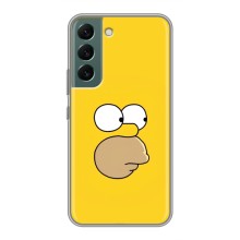 Чехол с Симпсонами для Samsung Galaxy S22 (VPrint) (Гомер)