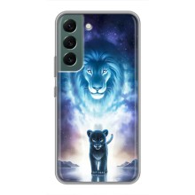 Чехол со Львом для Samsung Galaxy S22 (VPrint) (Маленький лев)