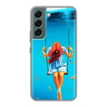 Чехол Стильные девушки на Samsung Galaxy S22 (Девушка на качели)
