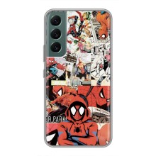 Чехол Супергерой Человека Паука на Samsung Galaxy S22 – Комикс Паука
