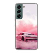 Чохол з авто Порше для Samsung Galaxy S22 – Рожевий Порше