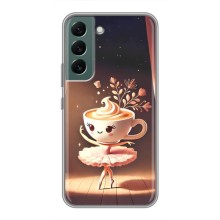 Чехол с мемом Тралалело тралала на Samsung Galaxy S22 (Балерина капучина)
