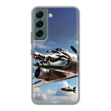 Чехол с мемом Тралалело тралала на Samsung Galaxy S22 (Бомбардиро крокодило)