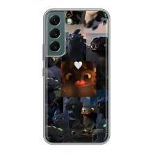 Чехол как приручить дракона на Samsung Galaxy S22 (Дракон коллаж)