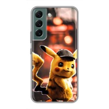 Чехол с Пикачу на Samsung Galaxy S22 (Милый Пикачу)