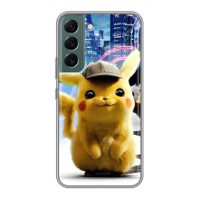 Чехол с Пикачу на Samsung Galaxy S22 (Пикачу в городе)
