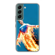 Чехол с принтом Фантастическая четверка для Samsung Galaxy S22 – Человек-Факел