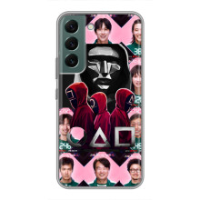 Чехол Гра в кальмара для Samsung Galaxy S22 – Персонажи игры кальмара