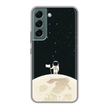 Космические Чехлы для Самсунг S22 (VPrint) (На луне)