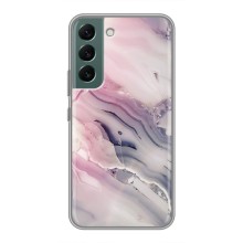 Мраморный чехол на Samsung Galaxy S22 (VPrint) (Пурпурный Мрамор)