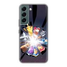 Силиконовый Чехол (атрибутика Клеш Роял) для Samsung Galaxy S22 – Кланы