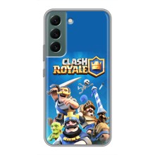Силиконовый Чехол (атрибутика Клеш Роял) для Samsung Galaxy S22 – Клеш Король
