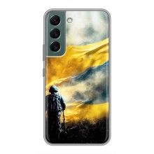 Силиконовый Чехол (атрибутика Клеш Роял) для Samsung Galaxy S22 – Война