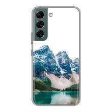 Силиконовый чехол с КАРТИНКАМИ лето для Samsung Galaxy S22 (AlphaPrint) (Гори)