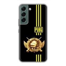 Чехол (TPU) с картинкой "Лого Пабг" на Самсунг Галаски С22 (Лого PUPG)