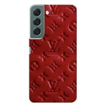 Текстурный Чехол Louis Vuitton для Самсунг Галаски С22 – Красный ЛВ