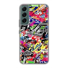 Яскраві Чохли з принтами для Samsung Galaxy S22 – Значки