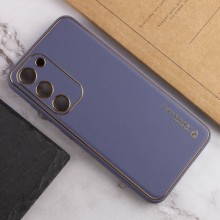 Шкіряний чохол Xshield для Samsung Galaxy S23 FE – Сірий