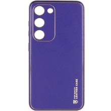 Шкіряний чохол Xshield для Samsung Galaxy S23 FE – Фіолетовий