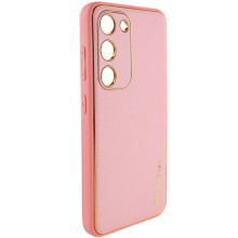 Кожаный чехол Xshield для Samsung Galaxy S23 FE – Розовый