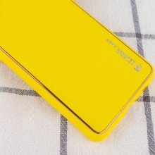 Кожаный чехол Xshield для Samsung Galaxy S23 FE – Желтый