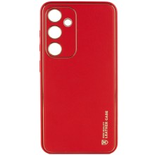 Шкіряний чохол Xshield для Samsung Galaxy S23 FE – Червоний