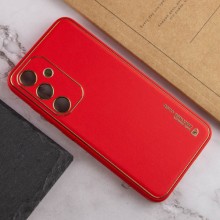 Шкіряний чохол Xshield для Samsung Galaxy S23 FE – Червоний