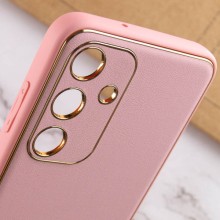 Кожаный чехол Xshield для Samsung Galaxy S23 FE – Розовый